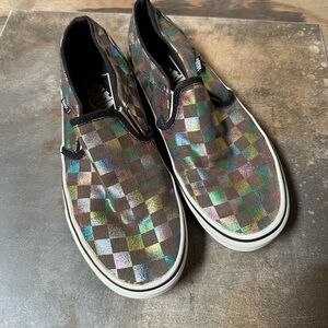 Vans Multicolor Checkered Slip-On Shoes